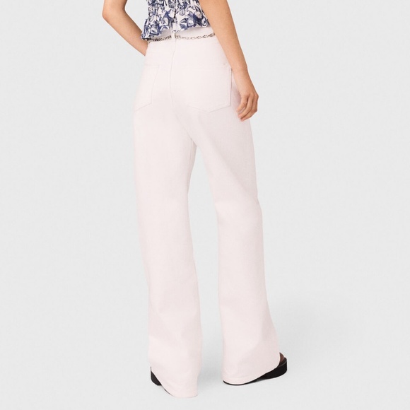 High-waisted wide-leg jeans - Picture 2 of 5